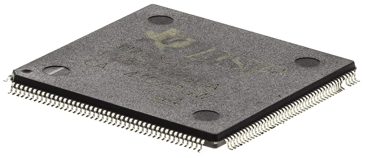 Produktfoto 1 von Texas Instruments Mikrocontroller AEC-Q100 TMS320F2833x C28x 32 bit Oberfläche 512kB Flash LQFP 176-Pin 150 MHz 68 kB