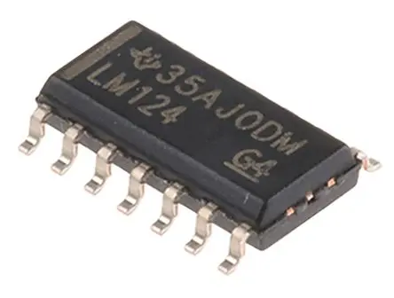 Produktfoto 1 von Texas Instruments Operationsverstärker Oberfläche 1.2 MHz SOIC, biplor typ. 30V, biplor typ. 5 V, 14-Pin