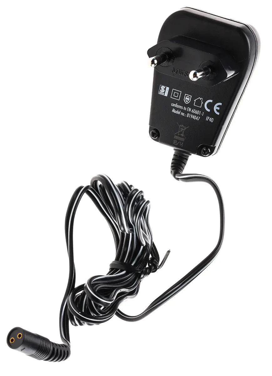 Produktfoto 1 von Ansmann Steckernetzteil AC/DC-Adapter 6.5W, 100V ac, 6V dc / 800mA Medizin-Zulassung, EU-Netzstecker
