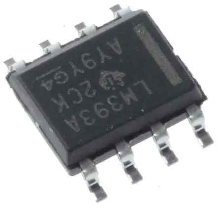 Produktfoto 1 von Texas Instruments Komparator Universal SOIC Open-Collector 1.3 μs 2-Kanal 8-Pin 30V 3 V