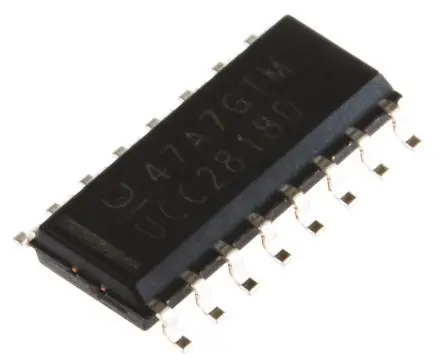 Produktfoto 1 von Texas Instruments Leistungsfaktor-Vorregler-IC 0.15 mA 115 kHz Quelle 900 mA max. 17V Sink 1.2 A 16-Pin 20 mA SOIC