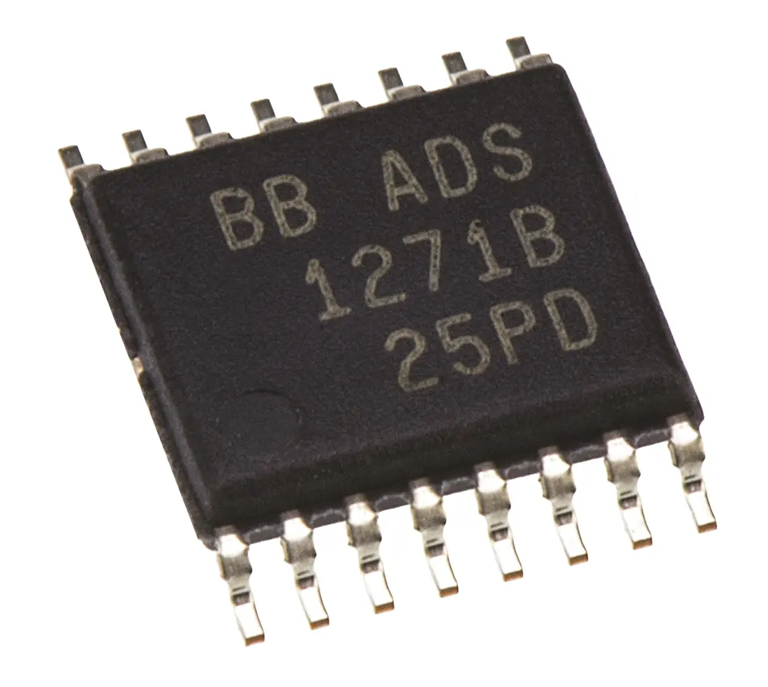 Produktfoto 1 von Texas Instruments 24 bit ADC 1, 105 ksps TSSOP, 16-Pin