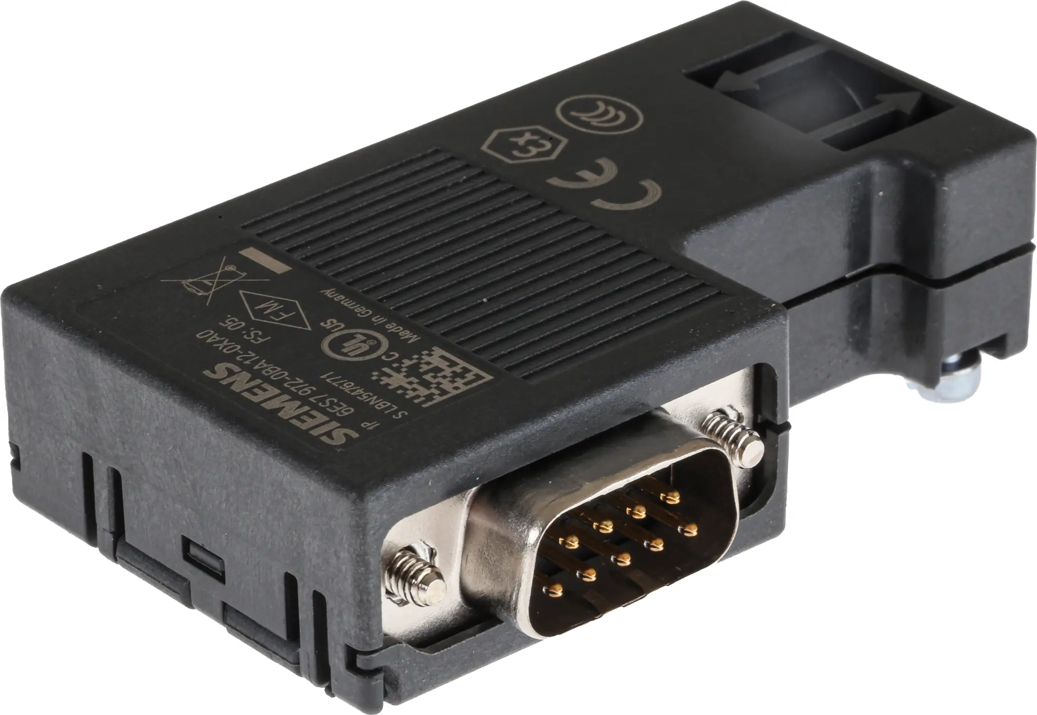 Produktfoto 1 von Siemens PROFIBUS D-Sub-Steckverbinder gewinkelt, 9-polig, Kabel Buchse
