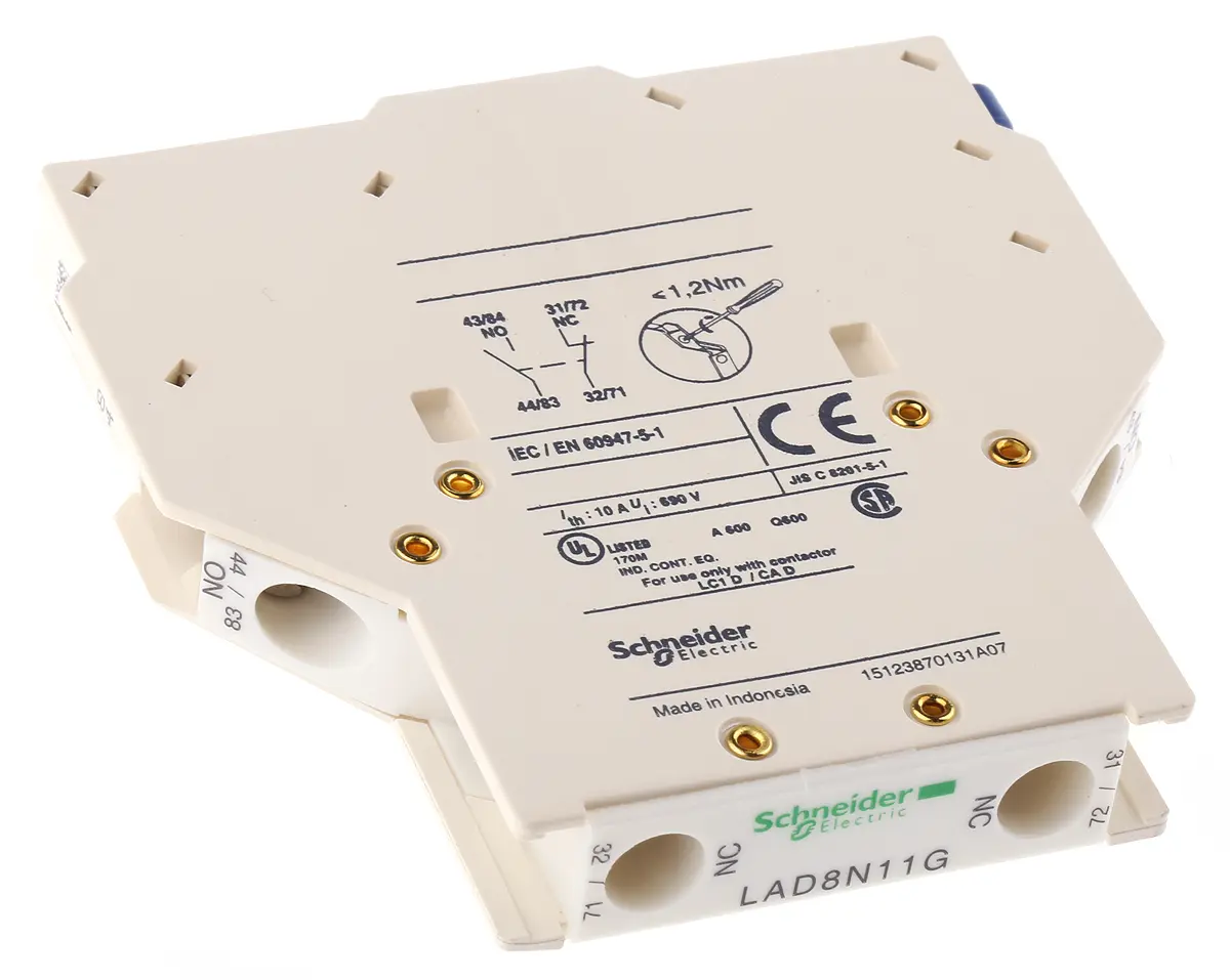Produktfoto 1 von Schneider Electric LAD8 Hilfskontaktblock
