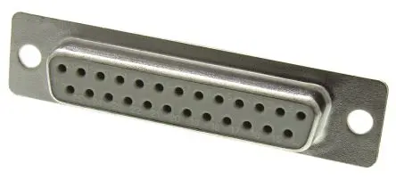 ASSMANN WSW A-DF D-Sub-Steckverbinder B Gerade, 25-polig 2.77 mm Raster, Frontplattenmontage