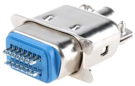 Produktfoto 1 von ASSMANN WSW A-57 D-Sub-Steckverbinder Gerade, 14-polig 2.16 mm Raster, Kabel Stecker/Buchse
