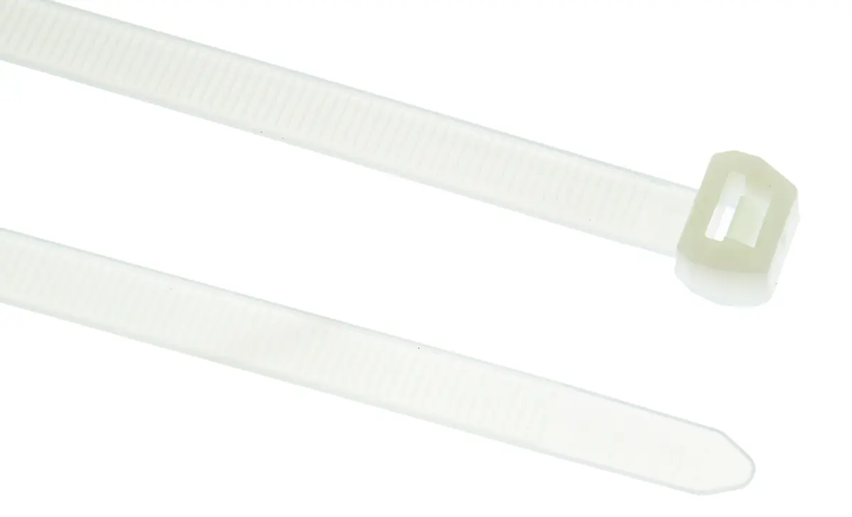 Produktfoto 1 von HellermannTyton T120ROS Nylon 6.6 Kabelbinder Nicht lösbar Natur 7.6 mm x 385 mm