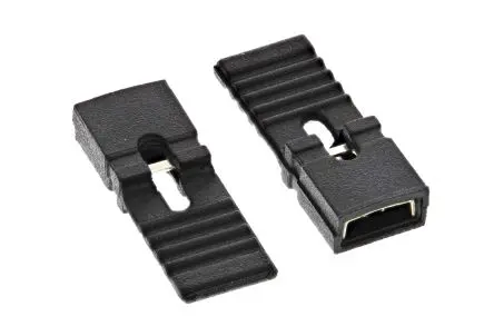 Produktfoto 1 von ASSMANN WSW Schwarz Jumper Buchse 2-polig, Raster 2.54 mm 1-reihig, Länge 13.5 mm, Oben geschlossen