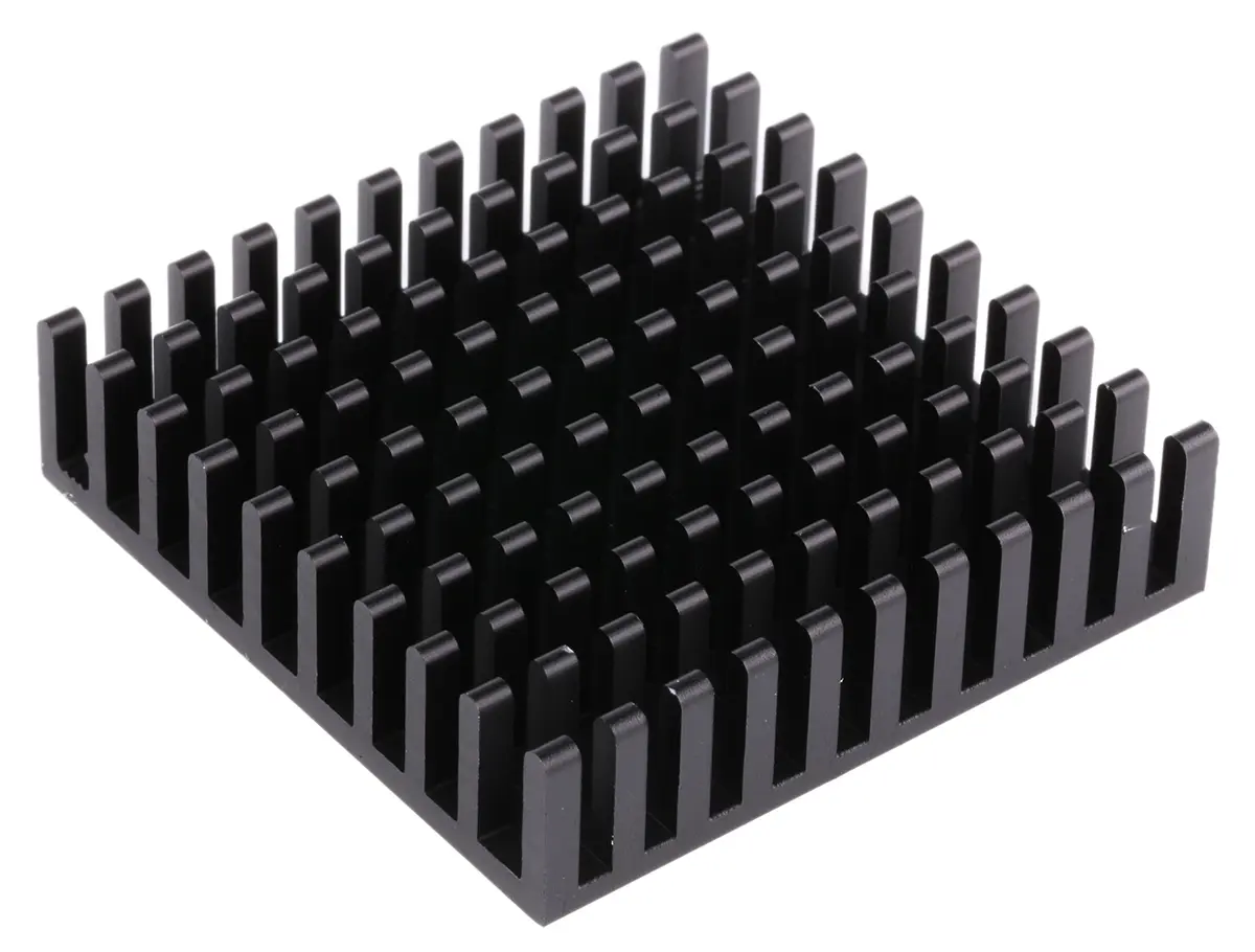 Produktfoto 1 von Fischer Elektronik Kühlkörper für Universelle quadratische Alu, 40 mm x 40mm x 10 mm
