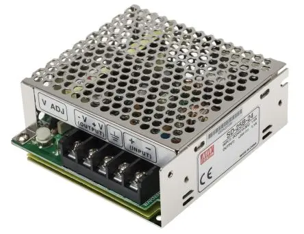 Produktfoto 1 von MEAN WELL SD-200 DC/DC Konverter, 24V dc OUT 1.1 A Chassis 24V dc 1.5 kV ac -10 °C 60 °C