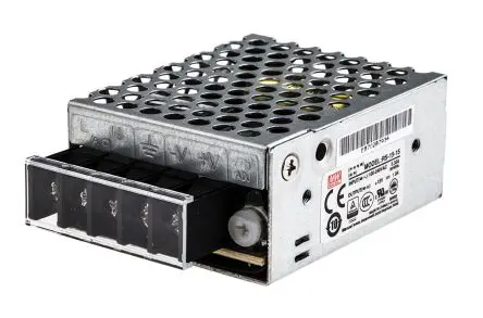 Produktfoto 1 von MEAN WELL RS-15 Schaltnetzteil 1-Ausg. 15V dc 15 W, Chassis 370 V dc, 264V ac 1A