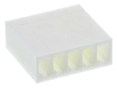 Produktfoto 1 von Molex KK 254 Buchse Steckverbindergehäuse 2.54 mm, 5-polig / 1-reihig Gerade, Kabel für KK-Steckverbinder