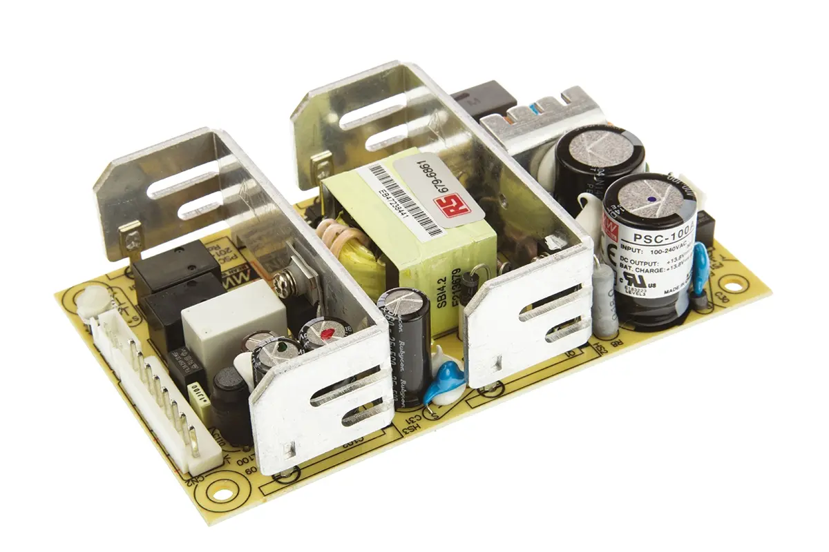 Produktfoto 1 von MEAN WELL Schaltnetzteil, 13.8V dc / 2.5 A, 4.75 A 2-Kanal 100W 127 → 370 V dc, 90 → 264 V ac Offene