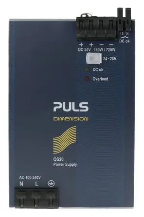 Produktfoto 1 von PULS DIMENSION DIN-Schienen Netzteil Geschalteter Modus 240V ac AC / 20 A 28V dc DC 480 W