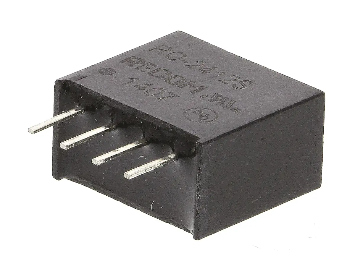 Recom RO DC/DC-Wandler 1W 24 V dc IN, 12V dc OUT / 83mA Durchsteckmontage 1kV dc isoliert