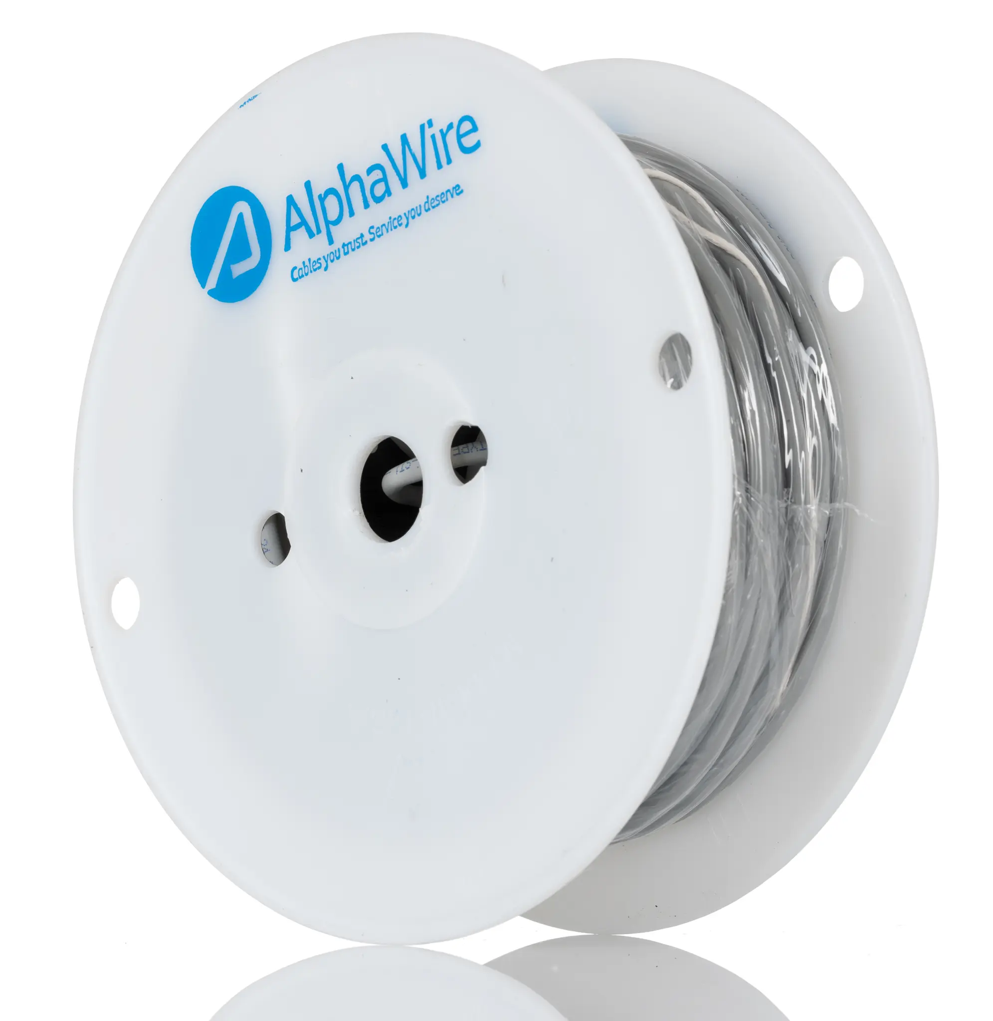 Produktfoto 1 von Alpha Wire Alpha Essentials LSZH Communication & Control Datenkabel, 1-paarig 0,22 mm² Ø 4.09mm F/UTP Schirmung LSZH