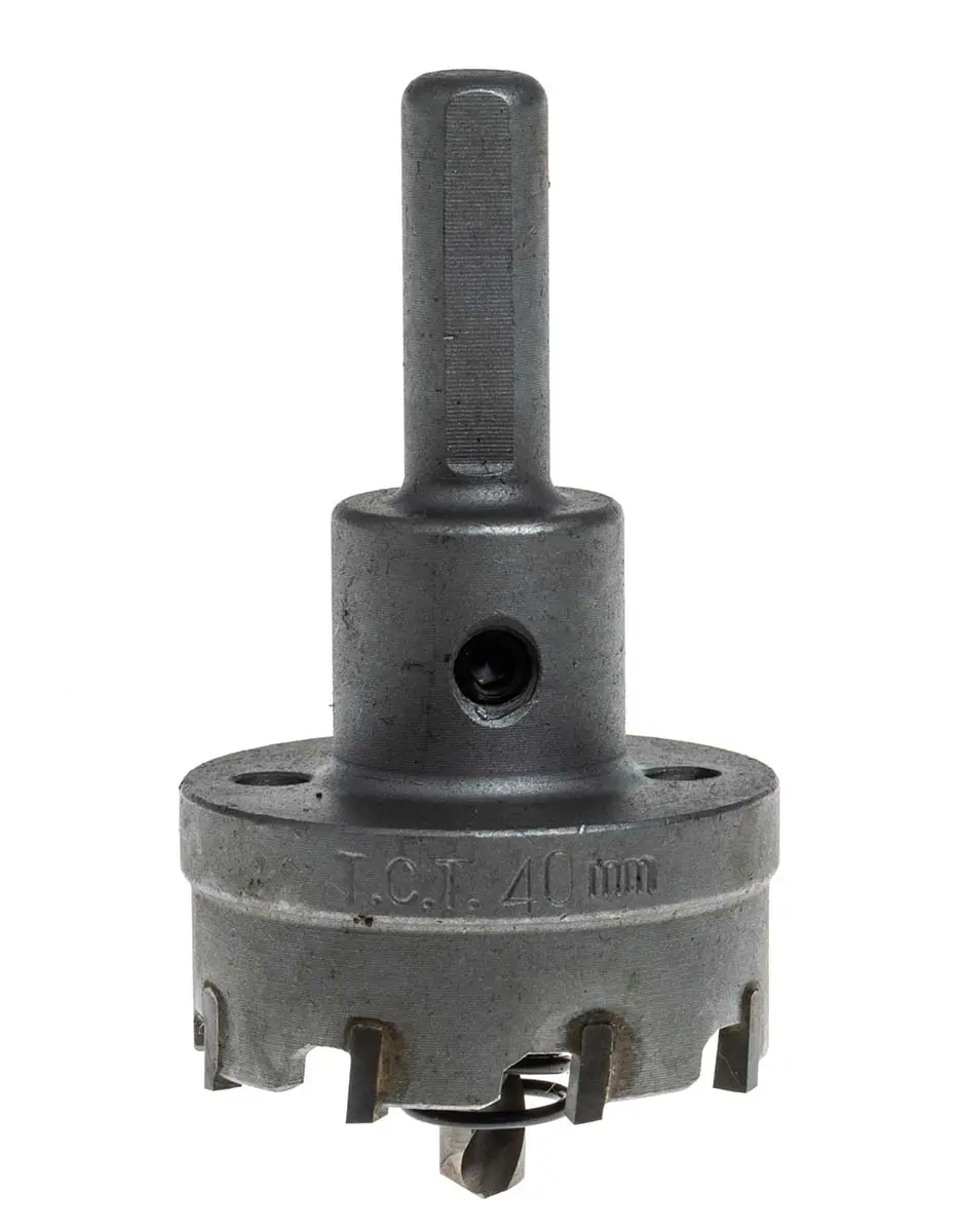 Produktfoto 1 von RS PRO Wolframcarbid-Spitze Lochsäge 40 mm 1-Stk.