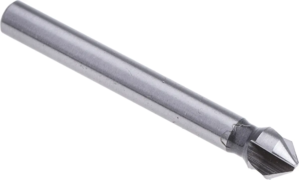Produktfoto 1 von RS PRO HSS Bohrer Ø 6.3 mm, 3 Schneiden, 90 ° 1, 45 mm