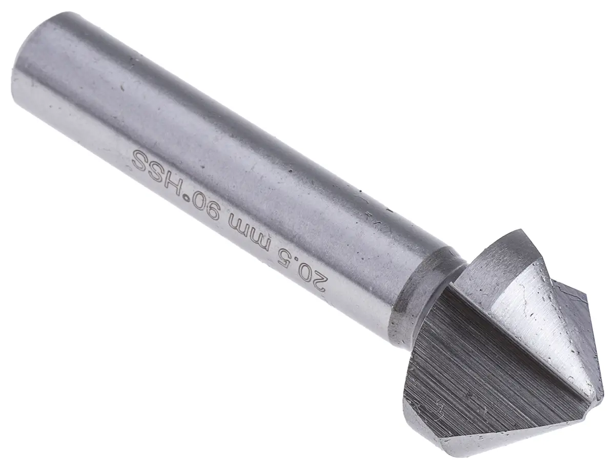 Produktfoto 1 von RS PRO HSS Bohrer Ø 20.5 mm, 3 Schneiden, 90 ° 1, 63 mm
