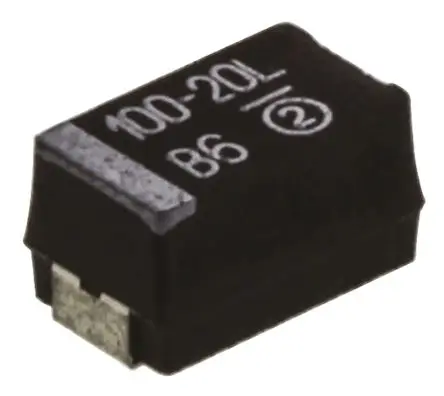 Vishay 293D Tantal-Elektrolytkondensator, MnO2, 100 μF, 20V dc, Oberfläche, -10 %, Gehäuse 7343-43, 125 °C