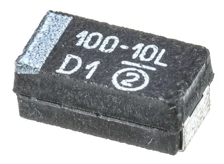 Vishay 593D Tantal-Elektrolytkondensator, MnO2, 100 μF, 10V dc, Oberfläche, -10 %, Gehäuse 6032-28, 125 °C