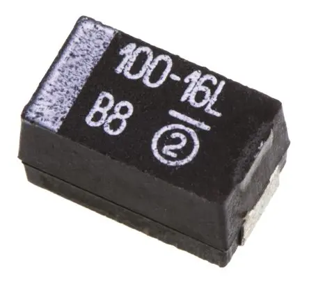 Vishay 593D Tantal-Elektrolytkondensator, MnO2, 100 μF, 16V dc, Oberfläche, -10 %, Gehäuse 7343-43, 125 °C