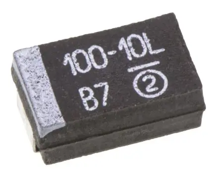 Vishay 593D Tantal-Elektrolytkondensator, MnO2, 100 μF, 10V dc, Oberfläche, -10 %, Gehäuse 7343-31, 125 °C