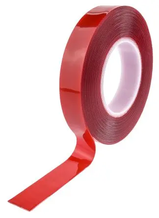 Produktfoto 1 von Hi-Bond VST 4100C Acrylschaum Schaumstoff Klebeband doppelseitig, Klar, Stärke 1 mm, 25mm x 10 m, 13.3N/cm
