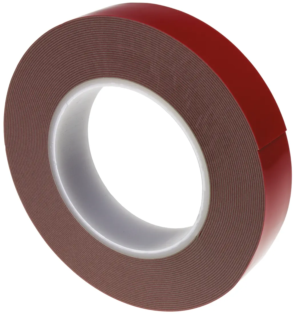 Produktfoto 1 von Hi-Bond VST 6080G Acrylschaum Schaumstoff Klebeband doppelseitig, Grau, Stärke 0.8 mm, 25 mm x 10 m, 14.4 N/cm
