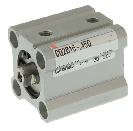 Produktfoto 1 von SMC CQ2 Pneumatik-Kompaktzylinder 15 mm Doppeltwirkend, Bohrung Ø 16 mm, bis 1 Mpa