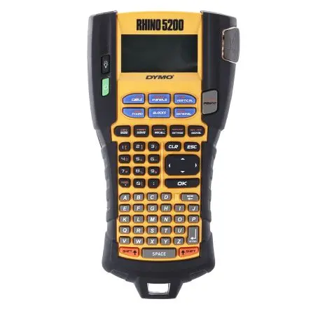 Produktfoto 1 von Dymo Rhino 5200 Etikettendrucker bis 19 mm Etiketten Tragbares Gerät Tastatur mit ABC Tastatur
