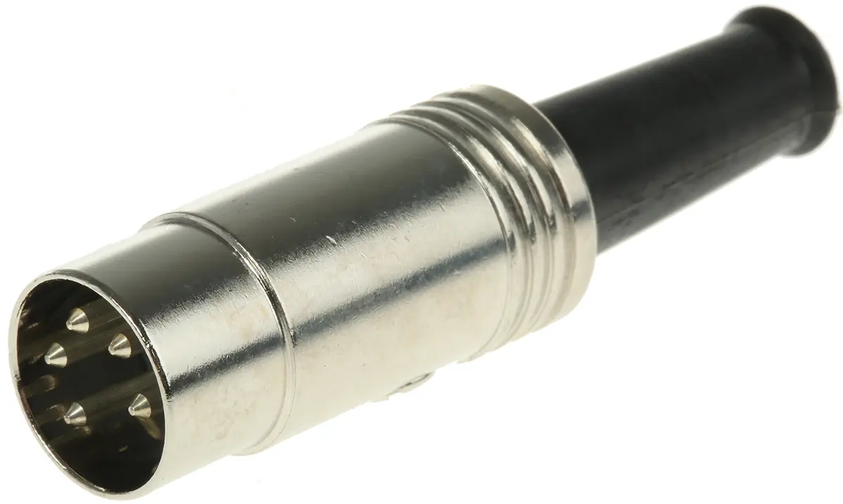 Produktfoto 1 von Lumberg 131 Standard DIN-Stecker Gerade 5-polig, DIN 45322, 60 V ac 4A Kabel Stecker