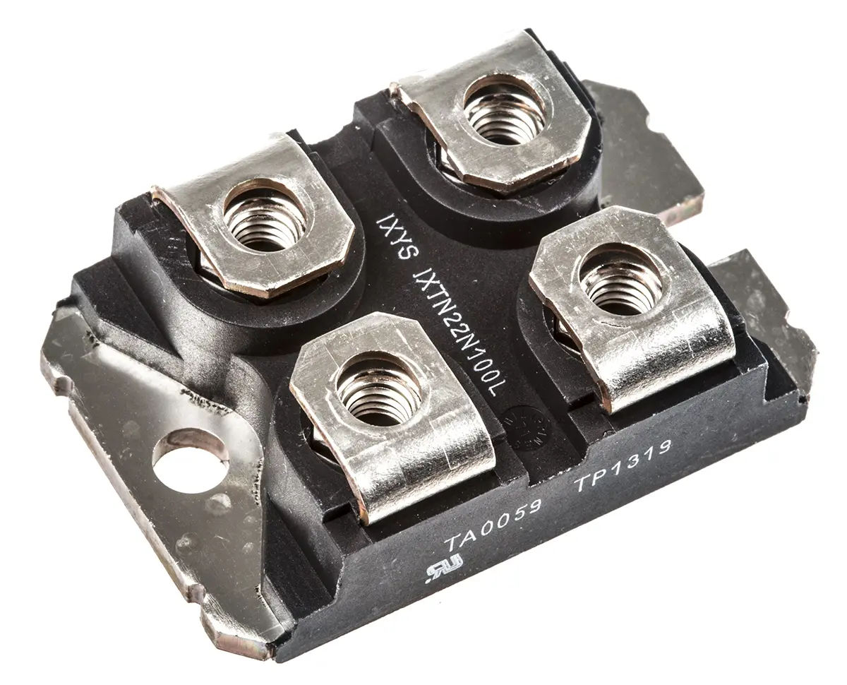 Produktfoto 1 von IXYS Linear Typ N-Kanal, Panel MOSFET Erweiterung 1 kV / 22 A 700 W, 4-Pin SOT-227