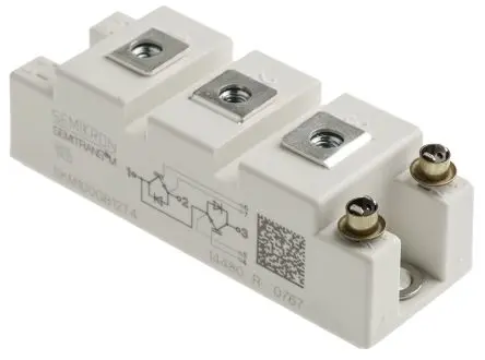 Produktfoto 1 von Semikron Danfoss IGBT-Modul / 160 A, 1200 V, 7-Pin SEMITRANS Typ N-Kanal Panel