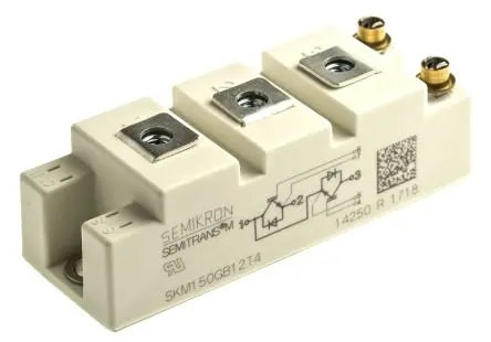 Produktfoto 1 von Semikron Danfoss IGBT-Modul / 232 A, 1200 V, 7-Pin SEMITRANS Typ N-Kanal Panel