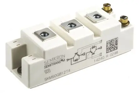 Produktfoto 1 von Semikron Danfoss IGBT-Modul / 81 A, 1200 V, 7-Pin SEMITRANS Typ N-Kanal Panel