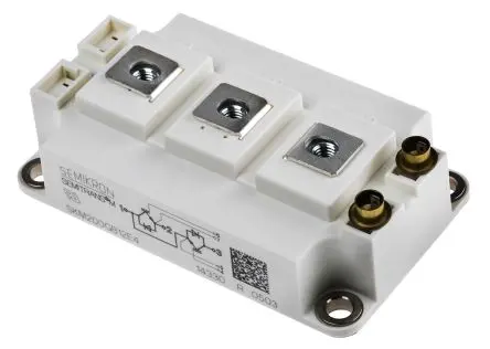 Produktfoto 1 von Semikron Danfoss IGBT-Modul / 313 A, 1200 V, 7-Pin SEMITRANS Typ N-Kanal Panel
