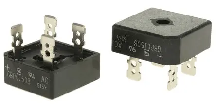 Produktfoto 1 von Taiwan Semiconductor Brückengleichrichter 800 V 300 A Schraubanschlussklemme 1.1 V GBPC Einfach 4-Pin 5 μA
