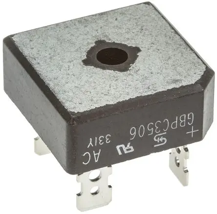 Produktfoto 1 von Taiwan Semiconductor Brückengleichrichter 600 V 400 A Schraubanschlussklemme 1.1 V GBPC Einfach 4-Pin 5 μA
