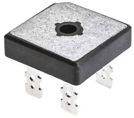 Produktfoto 1 von Taiwan Semiconductor Brückengleichrichter 1000 V 400 A Schraubanschlussklemme 1.1 V GBPC Einfach 4-Pin 10 μA