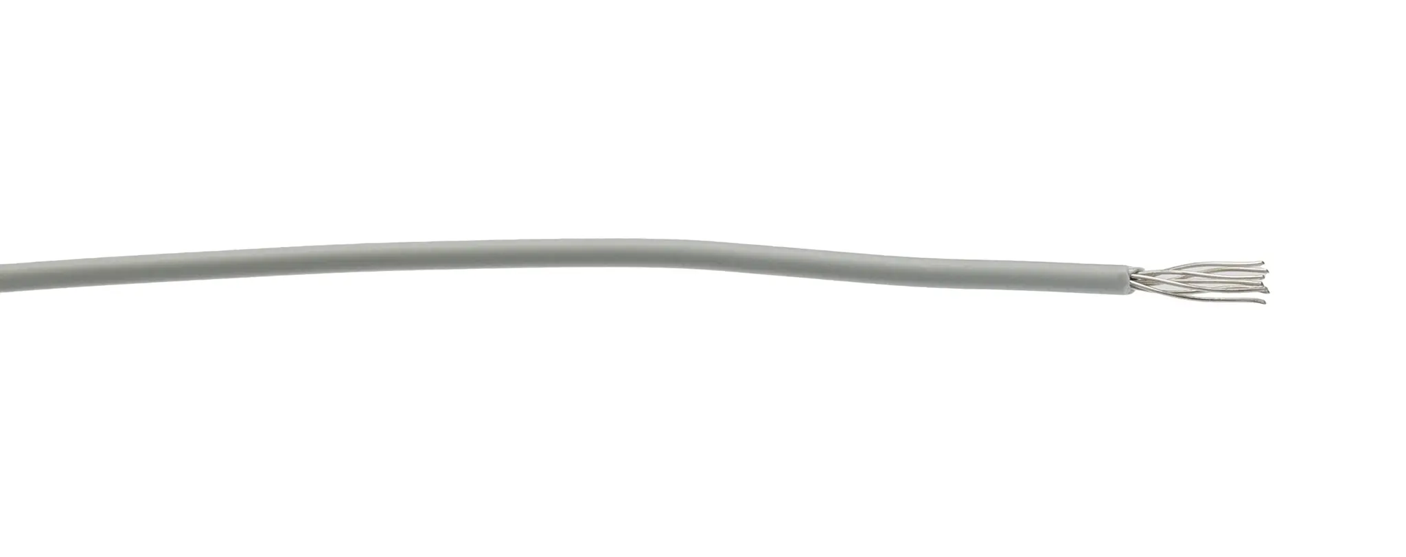 Produktfoto 1 von Alpha Wire Ecogen Ecowire Schaltdraht 0.13 mm², 26 AWG 30 m Grau Ø 0.97 mm 7 Litzen Modifizierter Polyphenylether