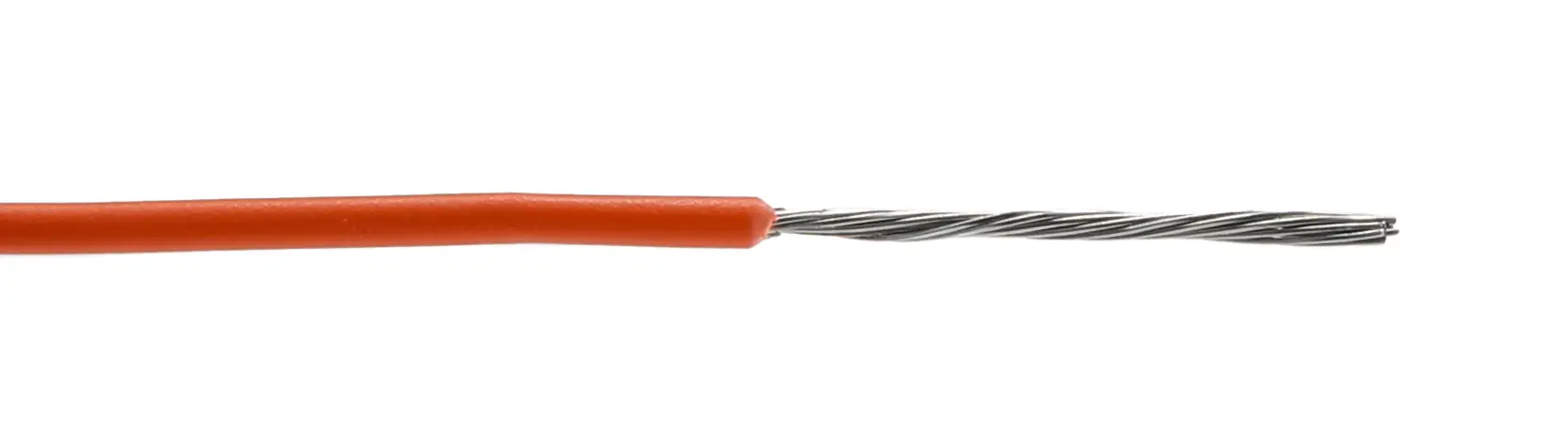 Produktfoto 1 von Alpha Wire Einzeladerleitung 0,75 mm², 18 AWG 30m Orange MPPE isoliert Ø 1.7mm 16/0,25 mm Litzen UL11028
