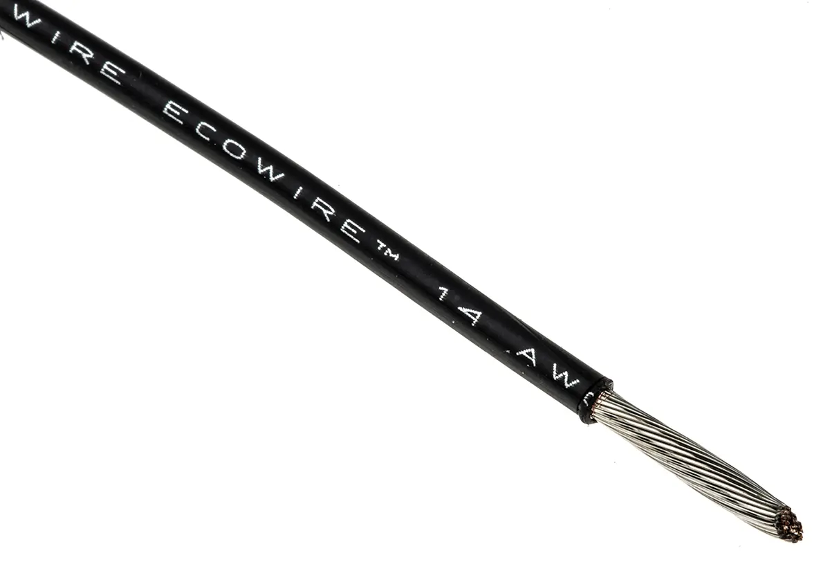 Produktfoto 1 von Alpha Wire Ecogen Ecowire Schaltdraht 2.1 mm², 14 AWG 30 m schieferfarben Ø 2.44 mm 41 Litzen Modifizierter