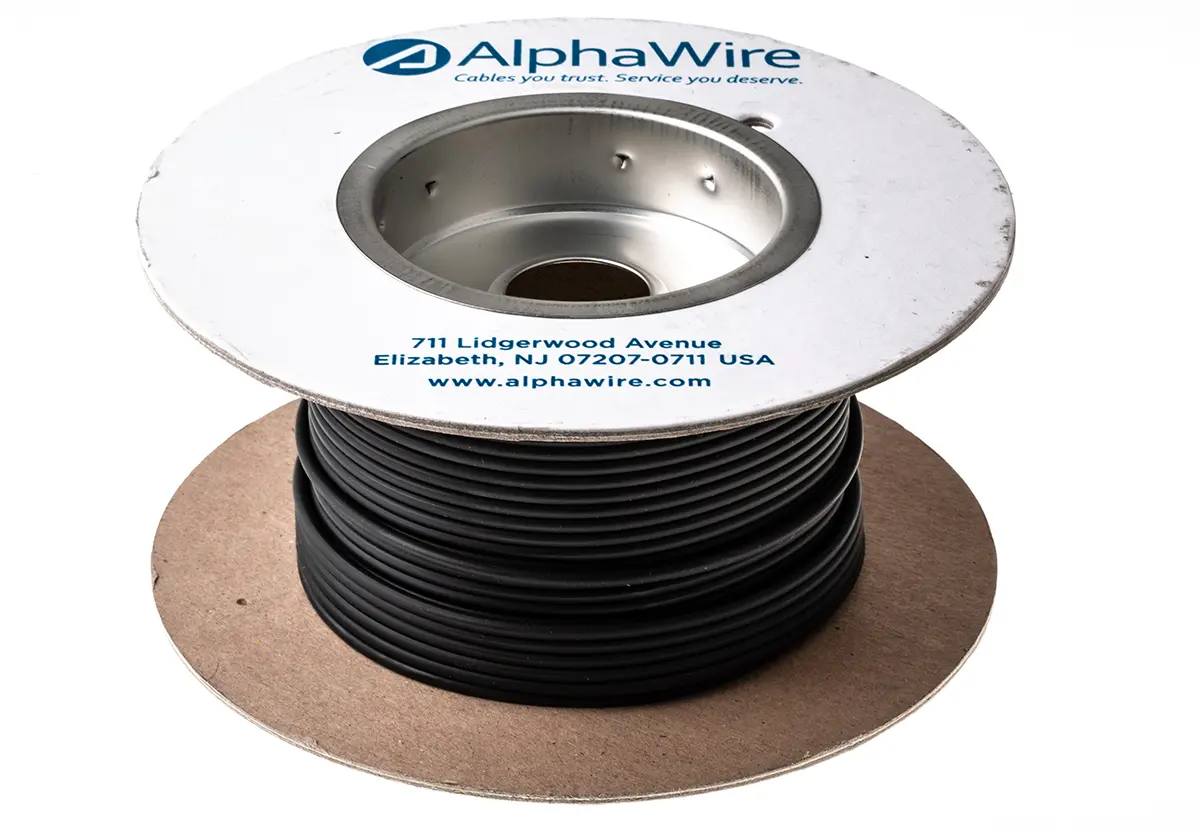 Produktfoto 1 von Alpha Wire Ecogen Ecowire Schaltdraht 3.3 mm², 12 AWG 30 m schieferfarben Ø 2.97 mm 65 Litzen Modifizierter