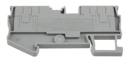 Produktfoto 1 von Phoenix Contact PT 2.5-QUATTRO Anschlussklemmenblock für Durchkontaktierung 1 Grau, 0.14mm², 4 mm², 800V