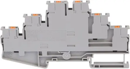 Produktfoto 1 von Phoenix Contact PT 2.5-3L Mehrstufiger Anschlussklemmenblock 3 Grau, 0.14mm², 4 mm², 500V Einsteck-Anschluss ATEX