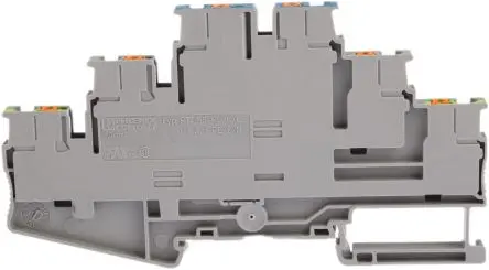 Produktfoto 1 von Phoenix Contact PT 2.5-PE/L/N Mehrstufiger Anschlussklemmenblock 3 Grau, 0.14mm², 4 mm², 500V Einsteck-Anschluss