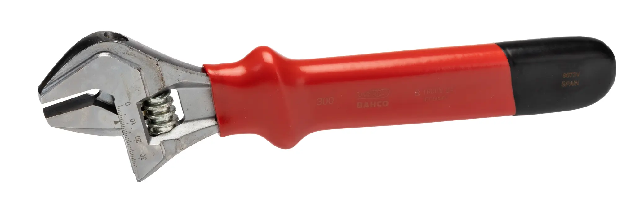 Produktfoto 1 von Bahco VDE 1000V zugelassen Schraubenschlüssel Rollgabelschlüssel Nicht parkend, Isoliert Griff, Backenweite 34 mm, /