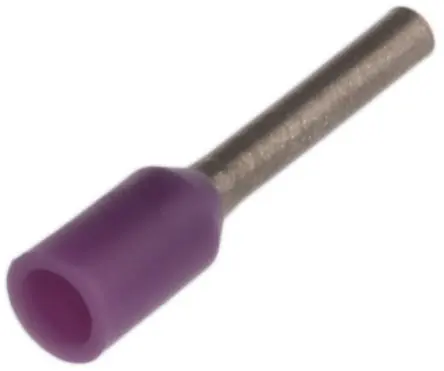 Produktfoto 1 von JST FWE Aderendhülsen-Crimp, Stift ø 0.8 mm, Violett, Polypropylen, 6 mm, 11mm, Isoliert, 24 AWG max.