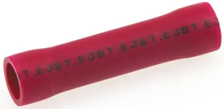 JST FVC Spleißverbinder, Scharnier, Rot Isoliert, Ø 4 mm, Ges.L 22.7mm